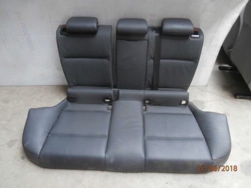 Rückbank leder schwarz bmw - rückbank,